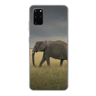 Produktbild von MuchoWow® Handyhülle Schutzhülle Hülle für Samsung Galaxy S20 Plus Elefant - Savanne - Tiere - Natur Silikon Softcase Handy Hülle - Hartschale