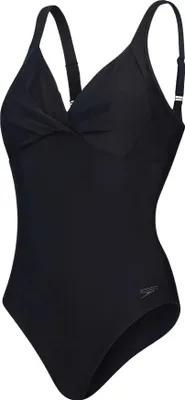 Produktbild von Speedo Cross Knot Shaping Badeanzug schwarz für Damen, Farbe:Schwarz, Größe:48
