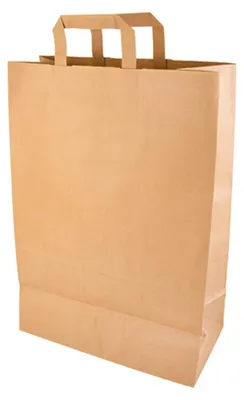 Image de PAPSTAR  86451 PAPSTAR Papier-Tragetasche, 320 x 170 x 440 mm, braun