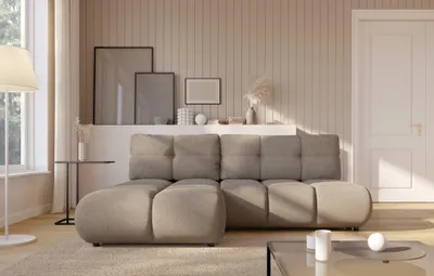 Produktbild von Masseno Ecksofa CORSO L-S mit Schlaffunktion L-Form, Sofa mit Bettkasten, Wohnzimmersofa, Couch, Soffa, Bettsofa, Couchgarnitur- Grau, NOW OR NEVER 16
