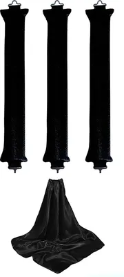 Produktbild von INF Sleep Styler: Hitzefreies Lockenwickler-Set (3 Stück) mit Seidenschal