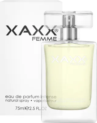 A bottle of perfume and its packaging.