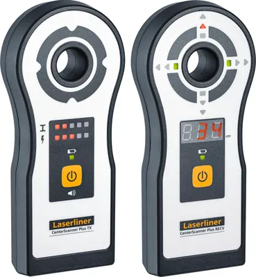 Productafbeelding van Laserliner CenterScanner Plus, Zwart, Grijs, -30 tot -40 °C, -40 tot -60 °C, 75 mm, 28 mm, 172 mm