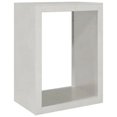 Image de Portant de bois de chauffage 60x40x80 cm acier inoxydable