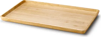 Image de CONTINENTA Tablett rechteckig, Gummibaum 53x32x3 cm 3288 4017167328805