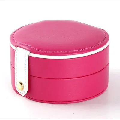 Image de Boîte à bijoux Famanu pour femmes, verrouillable - Boîte de rangement et organisateur à bijoux, 2 niveaux - Blanche