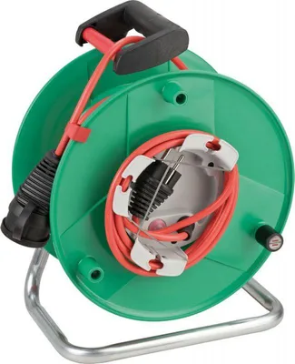 Produktbild von Brennenstuhl 1098560001, 38 m, Draußen, IP44, Kunststoff, Grün, Orange, 1 AC-Ausgänge