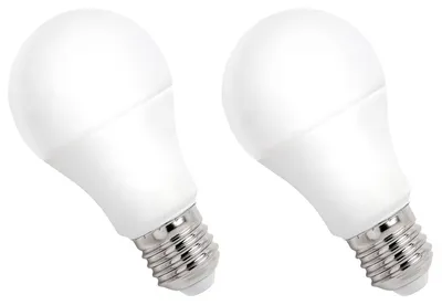 Productafbeelding van Spectrum LED Peerlamp A60 E27 Mat - 13W 1320lm 4000K - Neutraalwit - Vervangt 89W - 2 stuks