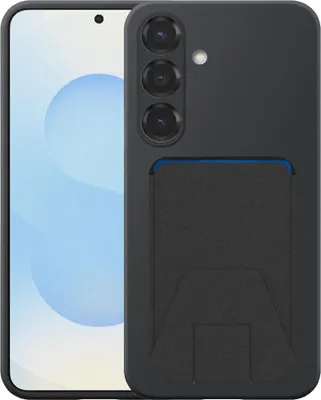 Obrázek produktu pro Vhodné pro Samsung Galaxy S25 Pouzdro s nastavitelným koženým krytem - Flexibilní zadní kryt Pouzdro ze silikonu TPU s nastavitelným koženým krytem - černé - Smartphonics