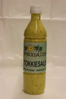 Produktbild von Rimboesauzen Tokkie Saus 500ml Flasche (Senf Sauce)