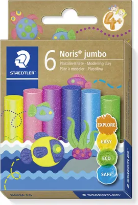 Image de STAEDTLER Plastilin-Knete Noris Jumbo glitter