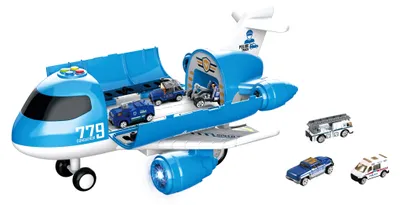 Image de WIKY Station d'avion avec effets 40 cm 6 voitures