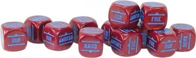 Produktbild von Bolt Action: Orders Dice Pack - Maroon