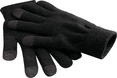 Produktbild von Beechfield - Herren/Damen Uni Handschuhe "Smart" Touchscreen PC7289 (L-XL) (Schwarz)