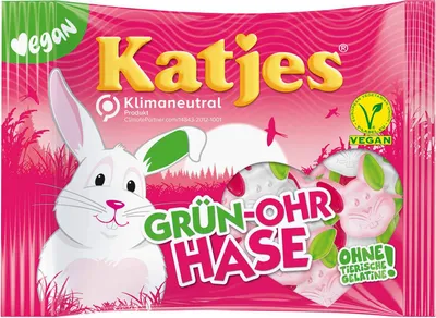 Produktbild von Katjes Grün-Ohr Hase 200g