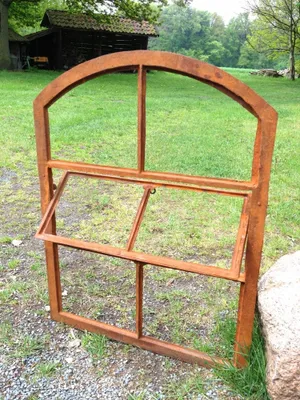 Produktbild von Eisenfenster mit Kippflügel zum Öffnen Fenster wie altes Stallfenster
