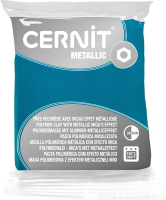 Obrázek produktu pro Cernit Polymer Clay Metallic Polymerová hmota Turquoise 56 g