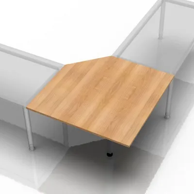 Produktbild von RT12 G - Trapezplatte 120x120 Nussbaum