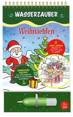 Produktbild von Weihnachten Wasserzauber Malbuch