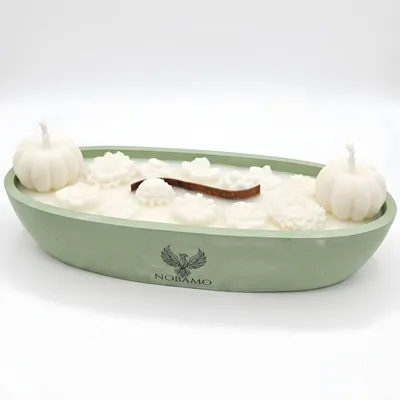 Produktbild von NOBAMO Herbstgarten Duftkerze mit Apfelstrudel-Duft KP41884