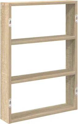 Produktbild von vidaXL Wandregal Sonoma-Eiche 43x9x60 cm Holzwerkstoff