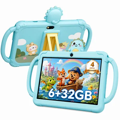 Produktbild von VerkfulPc-Tabwee Tablet K8 für Kinder, 6(4+2)+32 GB, mit iWawa Kindersicherung and mit Kindgerechte Hülle