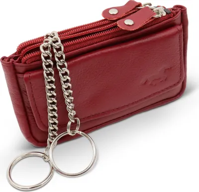 Produktbild von Safekeepers Leder schlüsseltasche - Schlüsseletui - Schlüsselmappe - Schlüsselmäppchen - Schlüsseletui Leder- Herren- Damen leder - Bordeaux