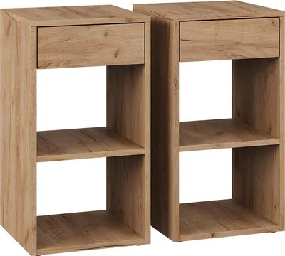 Produktbild von Nachttisch Vicco Dany Goldkraft Eiche 2er Set, Model 57888