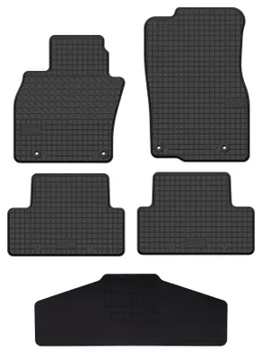 Zdjęcie produktu dla Dywaniki gumowe z tunelem do Mazda CX-60 2022- (SUV) – 5 szt., czarne, dopasowane – Wielganizator SolidTread