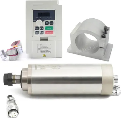 Produktbild von CNC-Frässpindelmotor, Wassergekühlt, Robuste Leistung, VFD-Klemme hinzufügen
