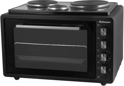 Produktbild von Mini-Backofen R-2142 mit Ober-/Unterhitze, 3 Kochplatten, 4250 W, 52 cm breit