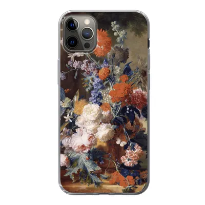 Produktbild von MuchoWow® Handyhülle Schutzhülle Hülle für iPhone 13 Pro Max Stilleben mit Blumen - Malerei - Alte Meister Silikon Softcase Handy Hülle - Mobiltelefon