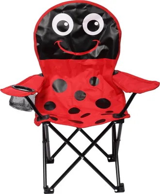Produktbild von Kynast Kinder Anglersessel Armlehnstuhl 613-401860 Marienkäfer rot