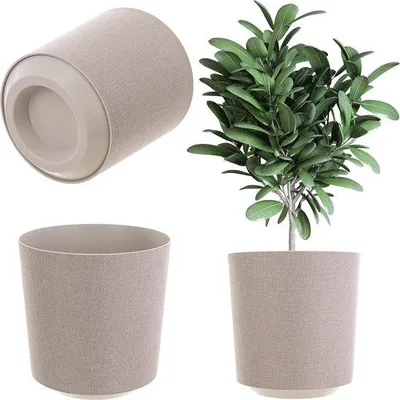 Produktbild von Famanu Pflanzentopf 30 cm - Kunststofftopf für Innen und Außen