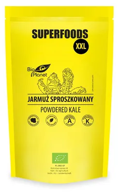 JARMUŻ SPROSZKOWANY BIO 400 g - BIO PLANET SUPERFOODS