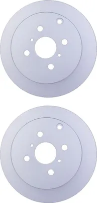 Produktbild von 2 Bremsscheiben voll Ø 55,1 mm 9,3 mm HELLA passend für u.a. TOYOTA YARIS