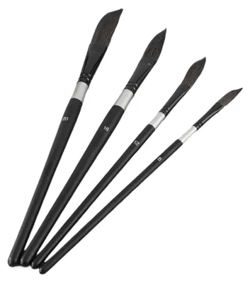 Produktbild von Set mit 4 feinen Pinsel für Malerei