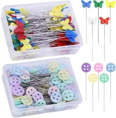 Image de Épingles à coudre pour vêtements, 200 pièces - Multicolores - Accessoires pour quilting et kit de bricolage