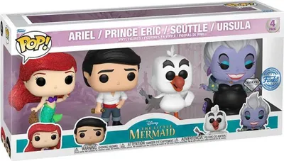 Produktbild von Funko POP! Disney Little Mermaid Exclusive 4-Pack #69110