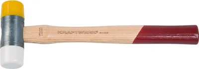Zdjęcie produktu dla KRAFTWERK 2336, Młotek bezodrzutowy, Poliuretan (PU), Drewno, Wielobarwny, 305 mm, 360 g