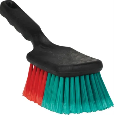 Immagine prodotto di Spazzola per auto con manico corto, 280 mm, 275 mm, morbida/spaccata, nera