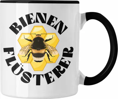 Produktbild von Trendation - Imker Geschenke Tasse Bienenzucht Kaffeetasse Geschenkideen Bienenzüchter Bienen Zuebhör Geschenke Lustig (Schwarz)