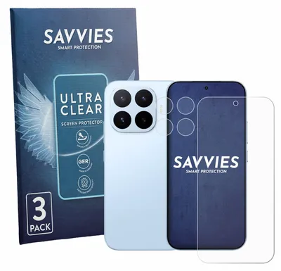 Produktbild von 6x Für Xiaomi 17T (Display+Kamera) Schutzfolie Savvies Displayschutz Display Schutz Folie Klar Transparent