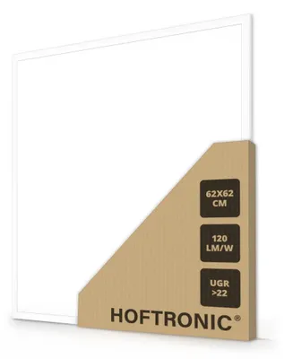 Produktbild von hoftronic LED-Panel 62x62 cm 36 W 4320 lm 4000 K Weiß UGR22 flimmerfrei