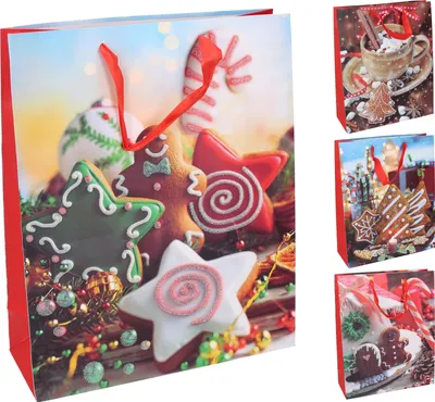 Produktbild von Geschenktüte L 30x40x12 cm Weihnachten