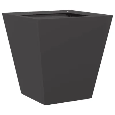 Produktbild von vidaXL Pflanzkübel Schwarz 30x30x30 Stahl