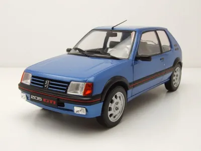 Produktbild von Solido Peugeot 205 GTI, Stadtautomodell, 1:18, Peugeot 205 GTI, Junge, 14 Jahr(e), Blau