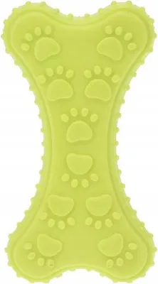 Produktbild von Hundespielzeug Gummiknochen 10cm Kauen und Apportieren in einem
