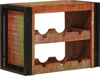 Produktbild von Weinregal Braun 60 x 45 x 33 cm Massives Altholz