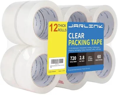 Produktbild von Famanu Verpackungstape Robust & Vielseitig für Versand & Umzug - 5 cm Breit